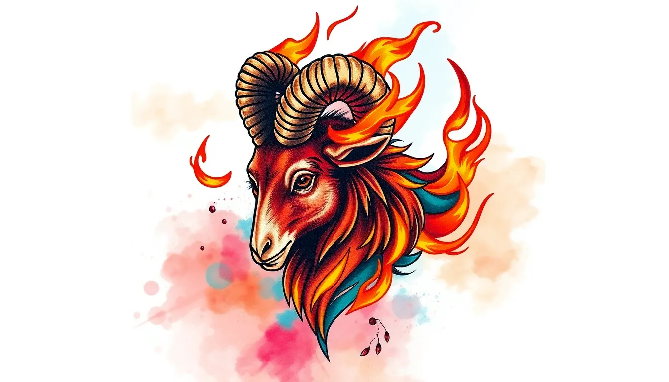 50+ Bold Aries Tattoo Ideas That Perfectly Match Your Fiery Personality 4 50+ Bold Aries Tattoo Ideas That Perfectly Match Your Fiery Personality 3