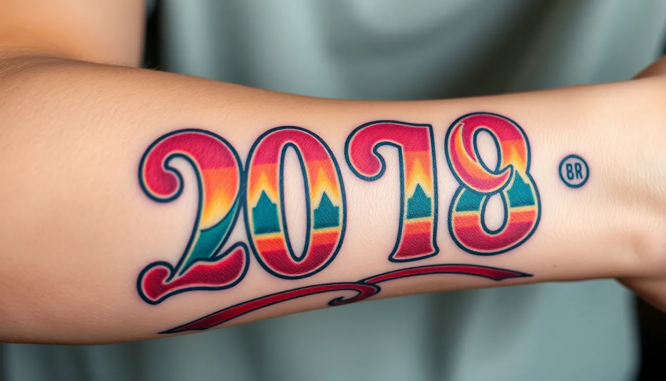 50+ Stunning Birth Year Tattoo Ideas: From Roman Numerals to Creative Designs 4 50+ Stunning Birth Year Tattoo Ideas: From Roman Numerals to Creative Designs 3