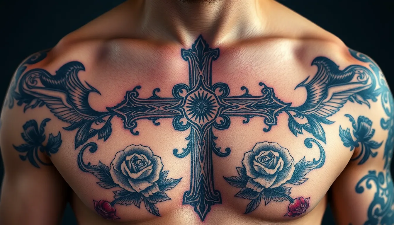50+ Best Chest Tattoo Ideas for Men: From Bold Traditional to Modern Designs 4 50+ Best Chest Tattoo Ideas for Men: From Bold Traditional to Modern Designs 3