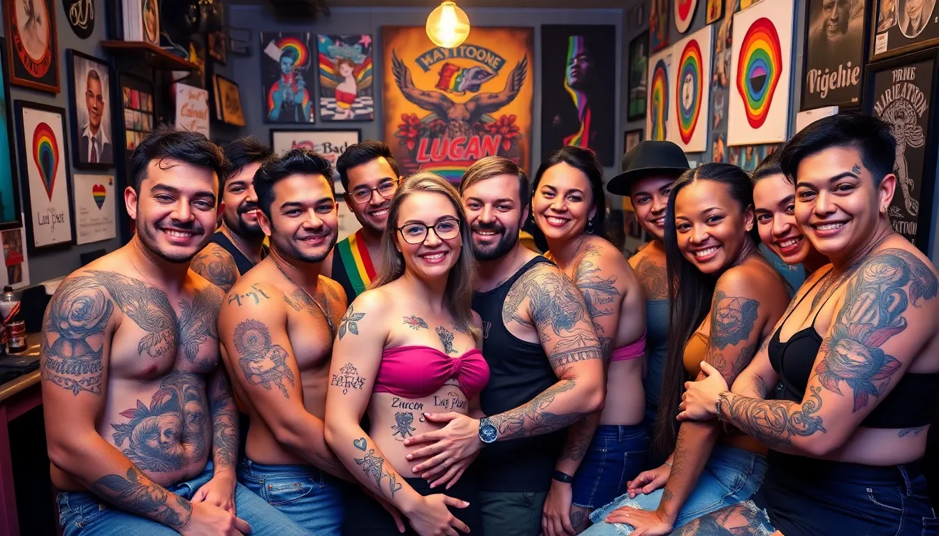 50 Gay Tattoo Ideas: From Subtle Pride Symbols to Bold Rainbow Designs 4 50 Gay Tattoo Ideas: From Subtle Pride Symbols to Bold Rainbow Designs 3