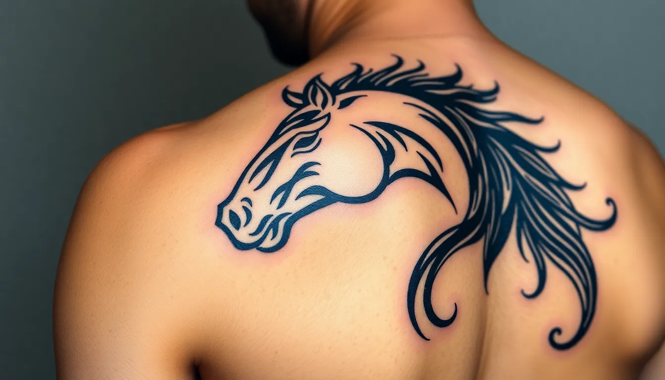50+ Stunning Horse Tattoo Ideas: From Realistic Portraits to Minimalist Designs 4 50+ Stunning Horse Tattoo Ideas: From Realistic Portraits to Minimalist Designs 3