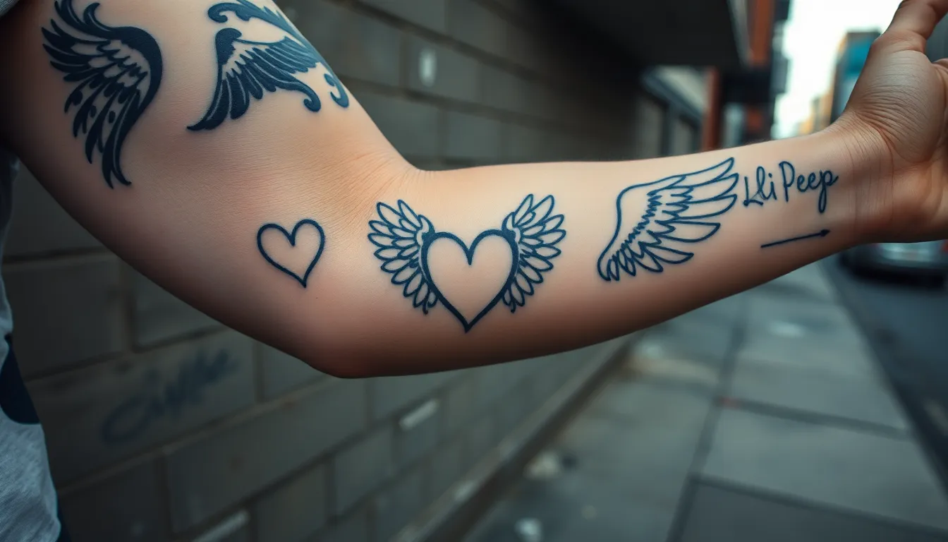 50+ Lil Peep Tattoo Ideas That Honor His Legacy (Face, Lyrics & Memorial Designs) 4 50+ Lil Peep Tattoo Ideas That Honor His Legacy (Face, Lyrics & Memorial Designs) 3