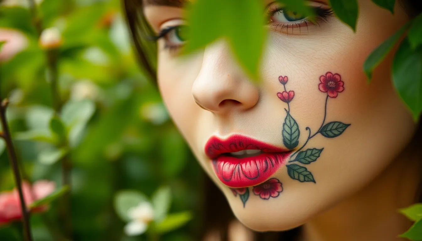 50+ Stunning Lip Tattoo Ideas That Will Make You Want One Immediately 4 50+ Stunning Lip Tattoo Ideas That Will Make You Want One Immediately 3