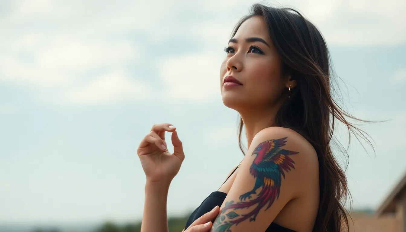 50+ Stunning Phoenix Tattoo Ideas for Women: Designs That Symbolize Rebirth & Strength 4 50+ Stunning Phoenix Tattoo Ideas for Women: Designs That Symbolize Rebirth & Strength 3