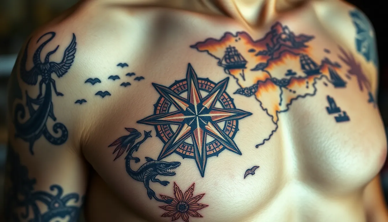 50+ Epic Pirate Tattoo Ideas: Skulls, Ships & Treasure Designs for 2025 4 50+ Epic Pirate Tattoo Ideas: Skulls, Ships & Treasure Designs for 2025 3