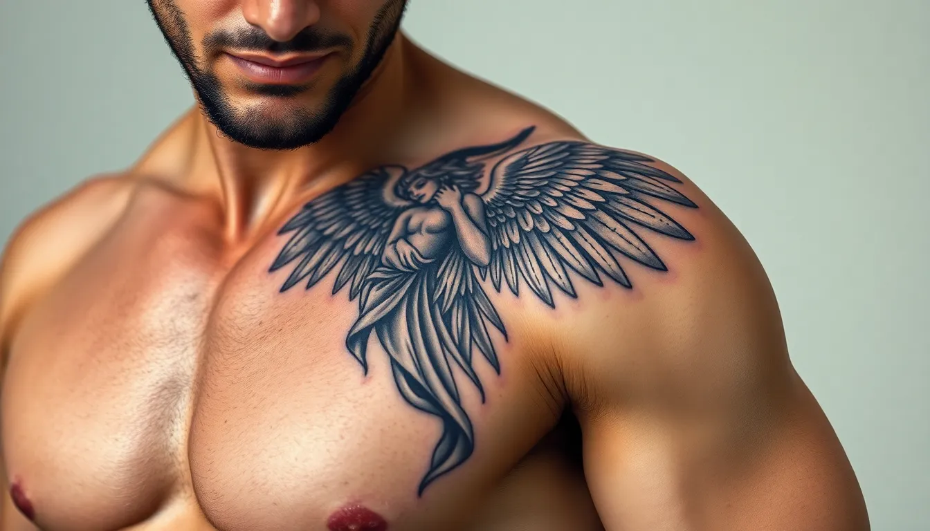 50 Religious Tattoo Ideas for Guys: Crosses, Angels & Biblical Verses That Inspire 4 50 Religious Tattoo Ideas for Guys: Crosses, Angels & Biblical Verses That Inspire 3