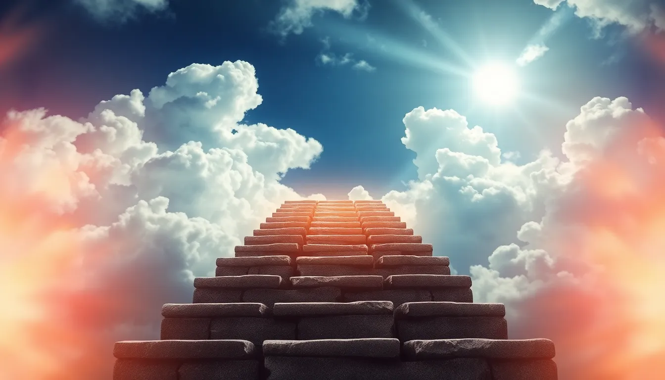25 Stunning Stairway to Heaven Tattoo Ideas That Will Inspire Your Next Ink 4 25 Stunning Stairway to Heaven Tattoo Ideas That Will Inspire Your Next Ink 3