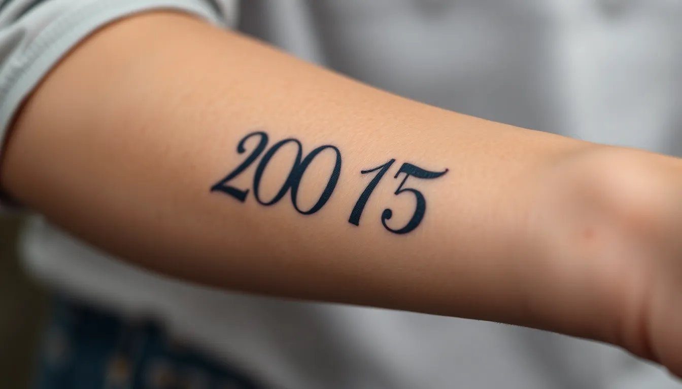 50+ Creative Tattoo Birth Date Ideas: From Minimalist to Memorial Designs 4 50+ Creative Tattoo Birth Date Ideas: From Minimalist to Memorial Designs 3