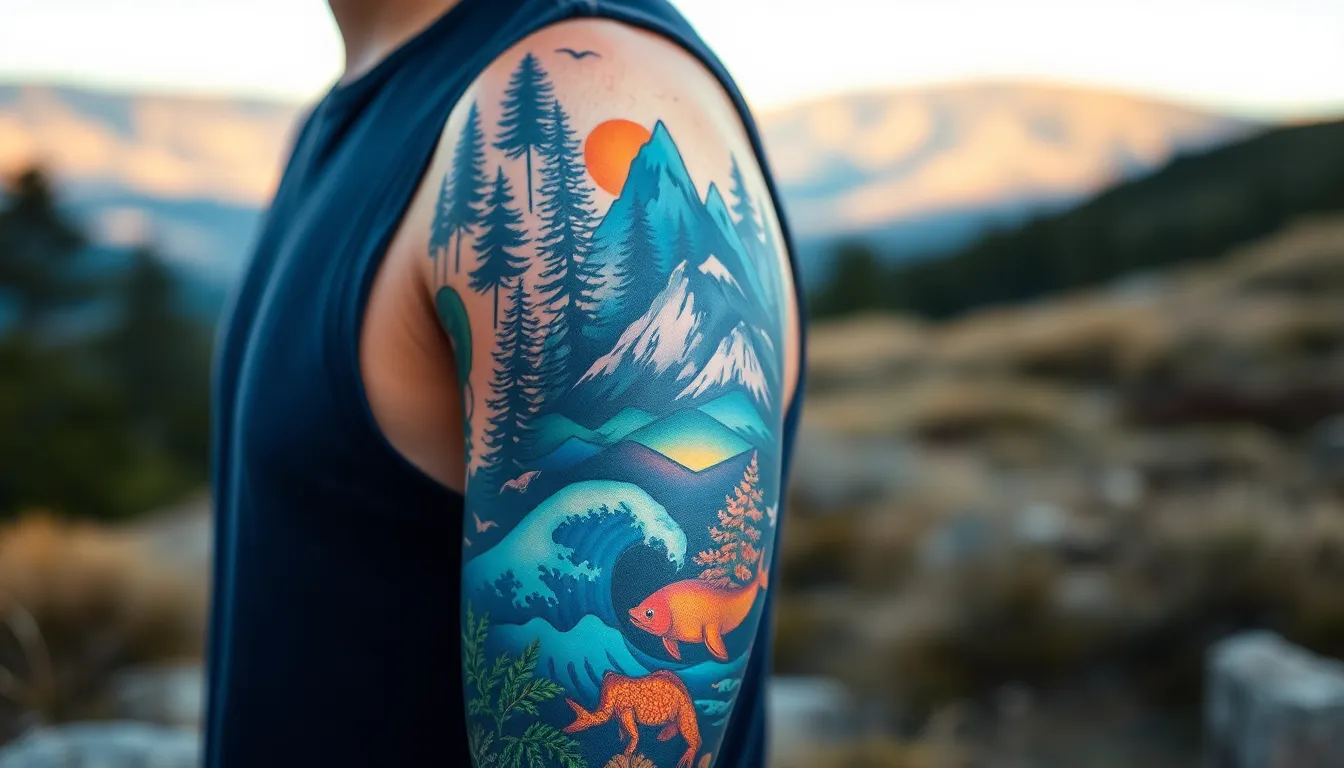 50+ Stunning Tattoo Design Sleeve Ideas That Will Transform Your Arm Into Art 4 50+ Stunning Tattoo Design Sleeve Ideas That Will Transform Your Arm Into Art 3