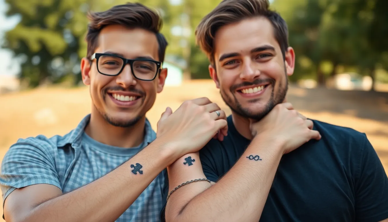 50+ Meaningful Tattoo Ideas for Brothers: Matching & Complementary Designs 2025 4 50+ Meaningful Tattoo Ideas for Brothers: Matching & Complementary Designs 2025 3