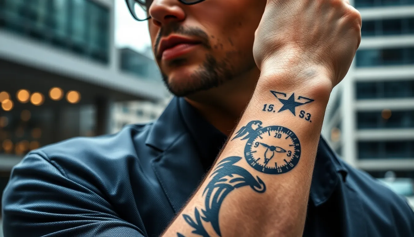 15 Meaningful Birth Date Tattoo Ideas for Guys That Tell Your Story 6 15 Meaningful Birth Date Tattoo Ideas for Guys That Tell Your Story 5