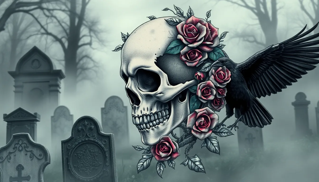 50+ Dark & Beautiful Goth Tattoo Ideas for Your Next Ink 6 50+ Dark & Beautiful Goth Tattoo Ideas for Your Next Ink 5