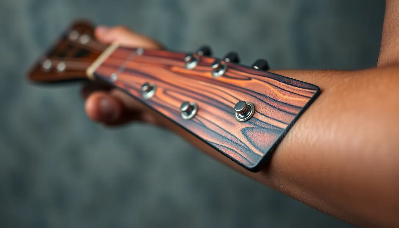 50+ Guitar Tattoo Ideas: From Acoustic to Electric Designs That Rock 6 50+ Guitar Tattoo Ideas: From Acoustic to Electric Designs That Rock 5