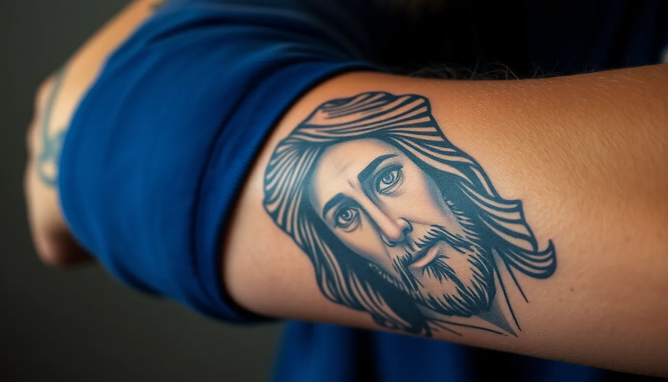 50 Stunning Jesus Tattoo Ideas: Sacred Designs for Every Style & Placement 6 50 Stunning Jesus Tattoo Ideas: Sacred Designs for Every Style & Placement 5