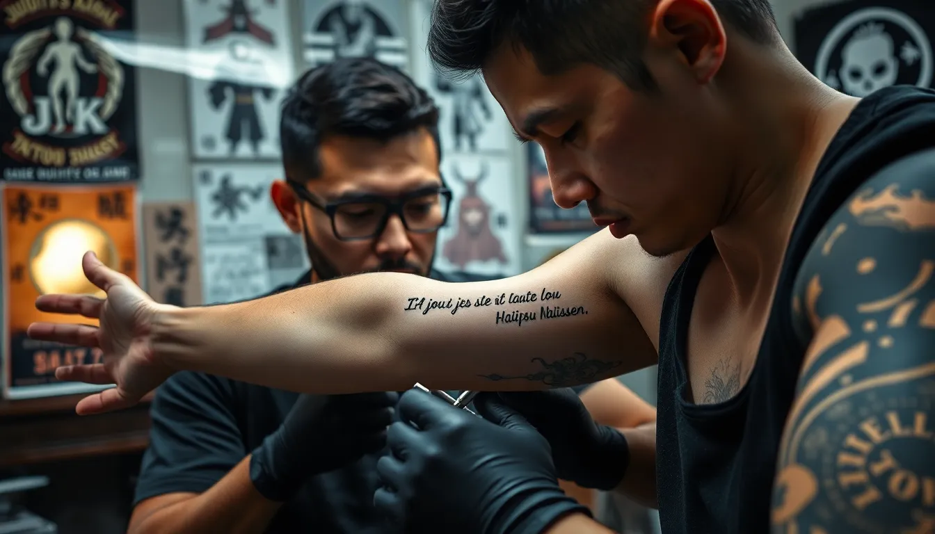 50 Best JJK Tattoo Ideas: From Sukuna to Gojo Designs That Fans Love 6 50 Best JJK Tattoo Ideas: From Sukuna to Gojo Designs That Fans Love 5