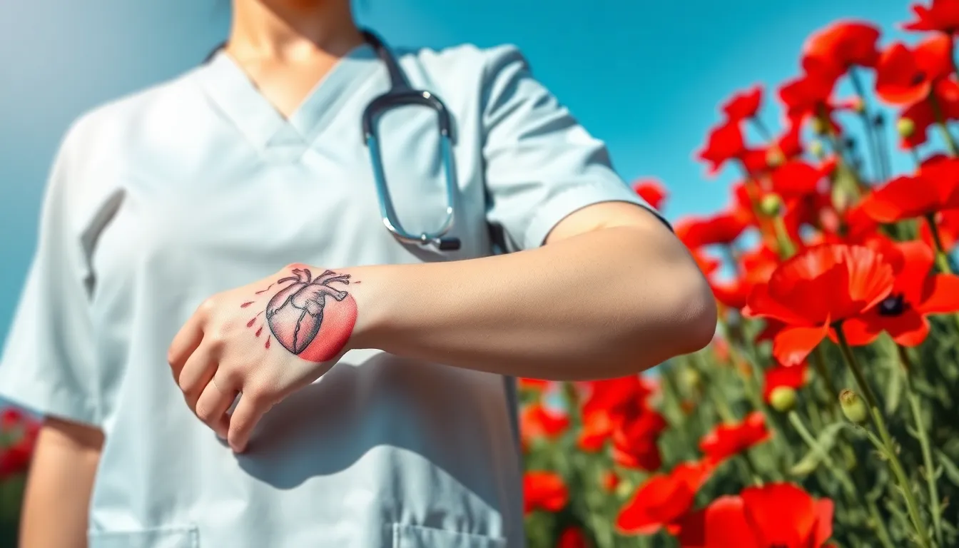 50+ Inspiring Nurse Tattoo Ideas That Celebrate Your Medical Career 6 50+ Inspiring Nurse Tattoo Ideas That Celebrate Your Medical Career 5
