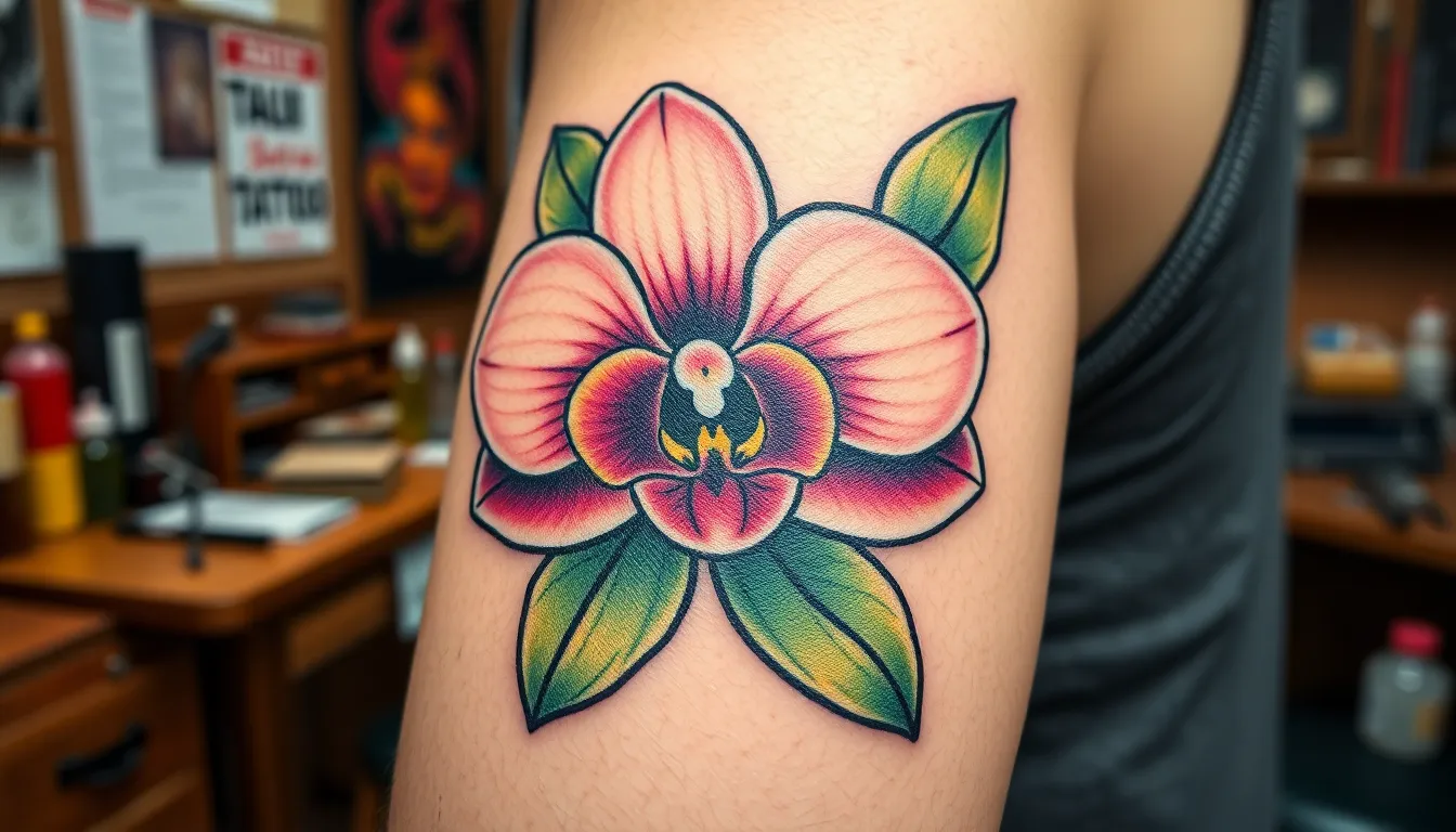 50+ Stunning Orchid Tattoo Ideas: From Delicate Designs to Bold Statement Pieces 6 50+ Stunning Orchid Tattoo Ideas: From Delicate Designs to Bold Statement Pieces 5