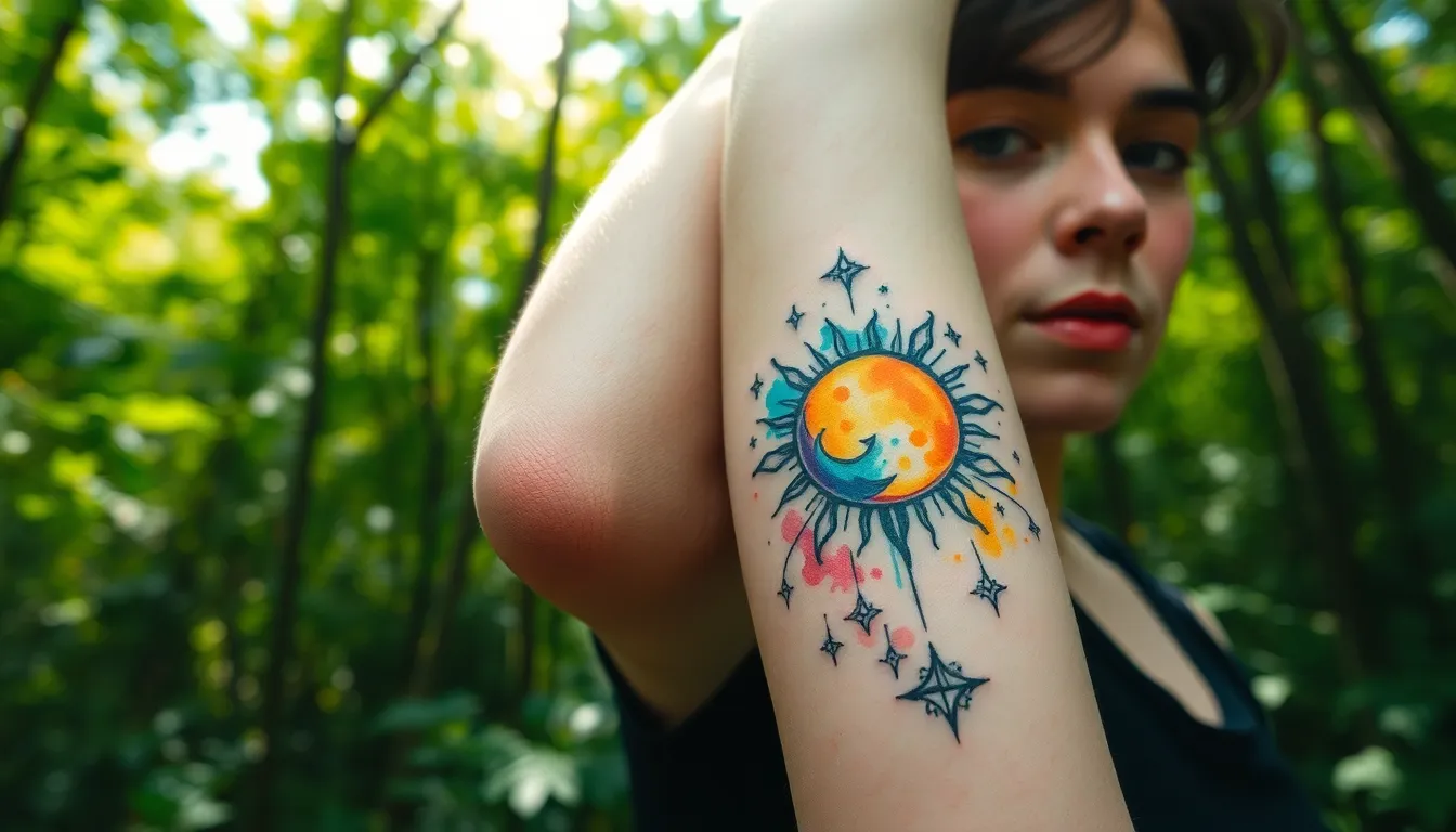 50 Stunning Outdoor Tattoo Ideas to Celebrate Your Love for Nature 6 50 Stunning Outdoor Tattoo Ideas to Celebrate Your Love for Nature 5