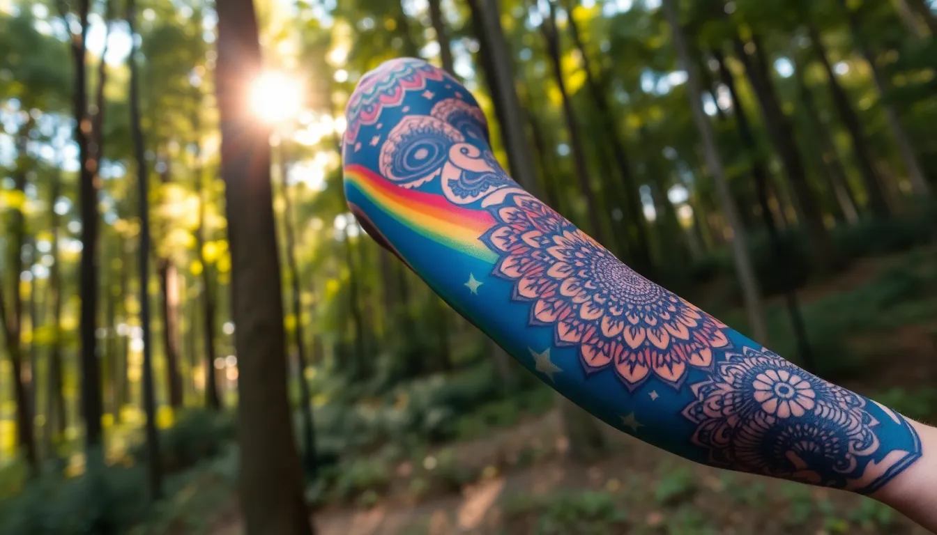 50+ Stunning Rainbow Tattoo Ideas: From Watercolor to Geometric Designs (2025) 6 50+ Stunning Rainbow Tattoo Ideas: From Watercolor to Geometric Designs (2025) 5