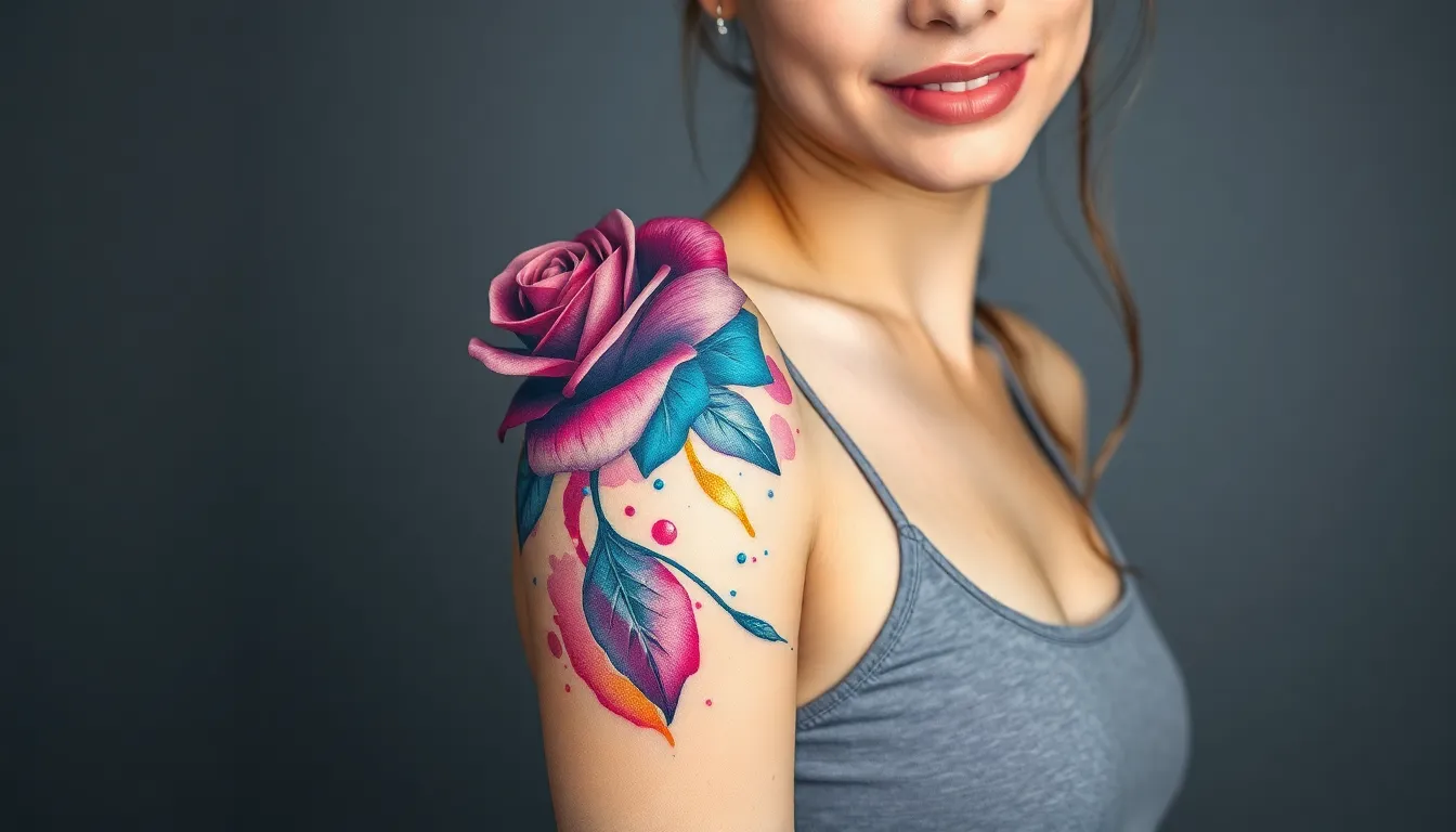 50+ Stunning Rose Tattoo Ideas for Women That'll Make You Want Ink in 2025 6 50+ Stunning Rose Tattoo Ideas for Women That'll Make You Want Ink in 2025 5
