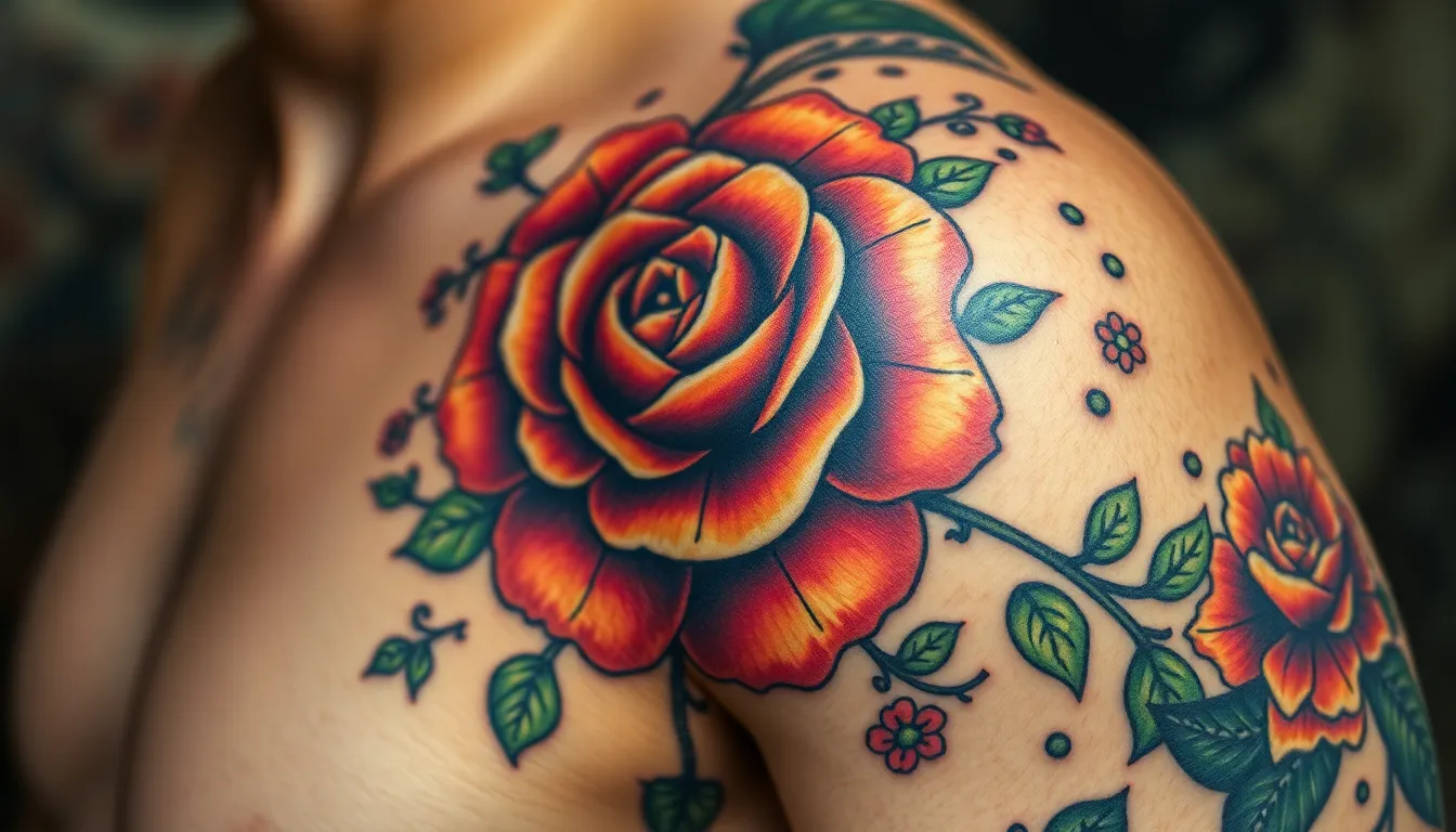 75 Stunning Rose Tattoo Ideas: From Minimalist to Bold Statement Designs 6 75 Stunning Rose Tattoo Ideas: From Minimalist to Bold Statement Designs 5