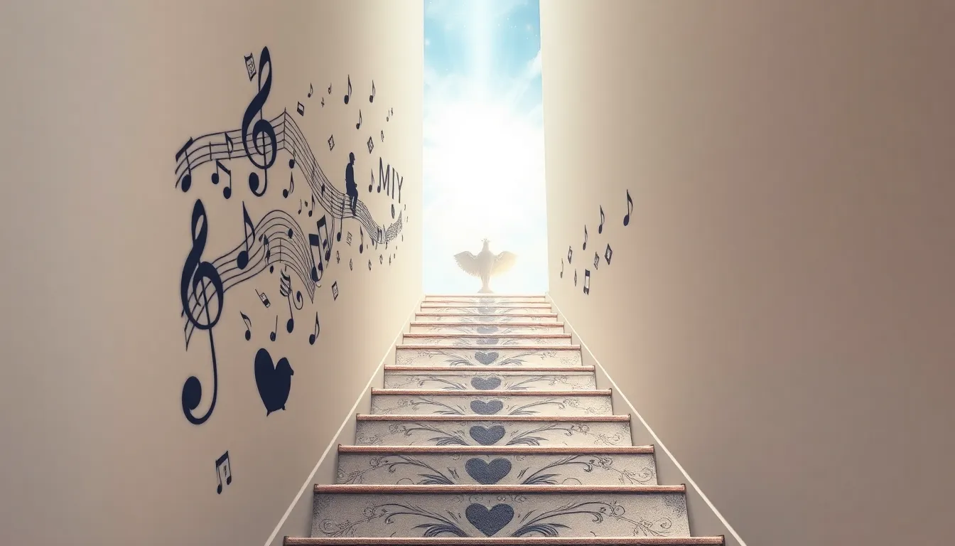 25 Stunning Stairway to Heaven Tattoo Ideas That Will Inspire Your Next Ink 6 25 Stunning Stairway to Heaven Tattoo Ideas That Will Inspire Your Next Ink 5