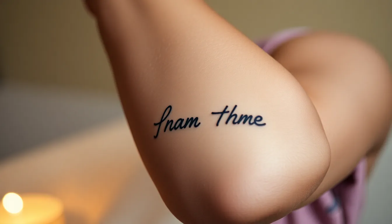 50+ Stunning Tattoo Handwriting Ideas: Scripts, Fonts & Meaningful Designs 6 50+ Stunning Tattoo Handwriting Ideas: Scripts, Fonts & Meaningful Designs 5