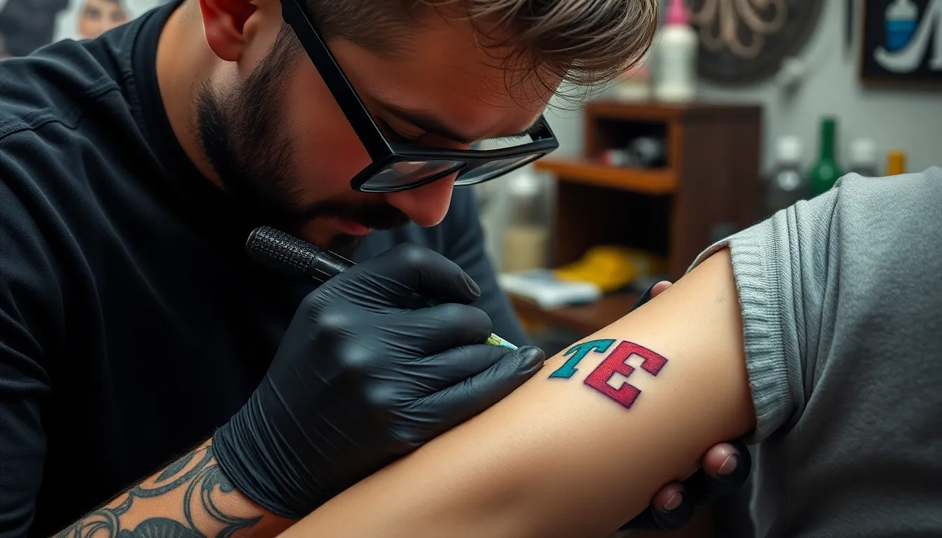 50+ Beautiful Tattoo Ideas for Children's Names That Parents Actually Love 6 50+ Beautiful Tattoo Ideas for Children's Names That Parents Actually Love 5