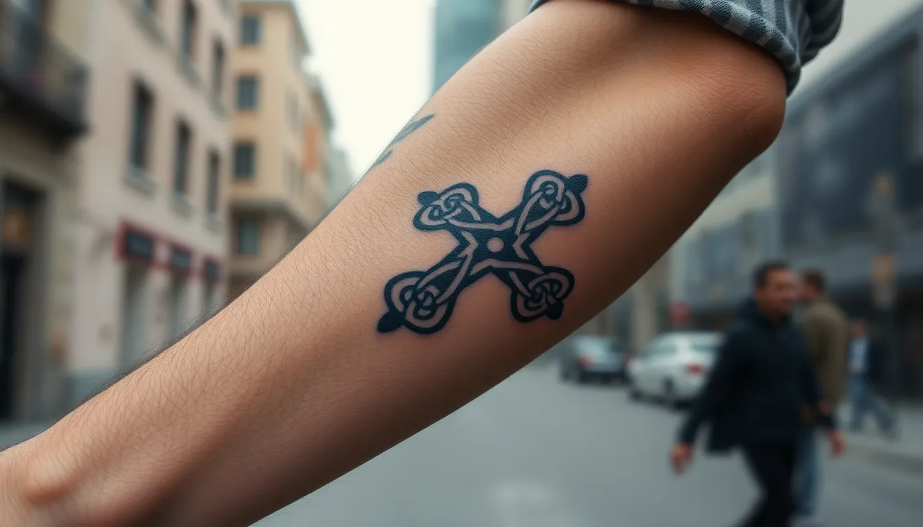 50+ Powerful Cross Tattoo Ideas for Men: Traditional to Modern Designs 8 50+ Powerful Cross Tattoo Ideas for Men: Traditional to Modern Designs 7
