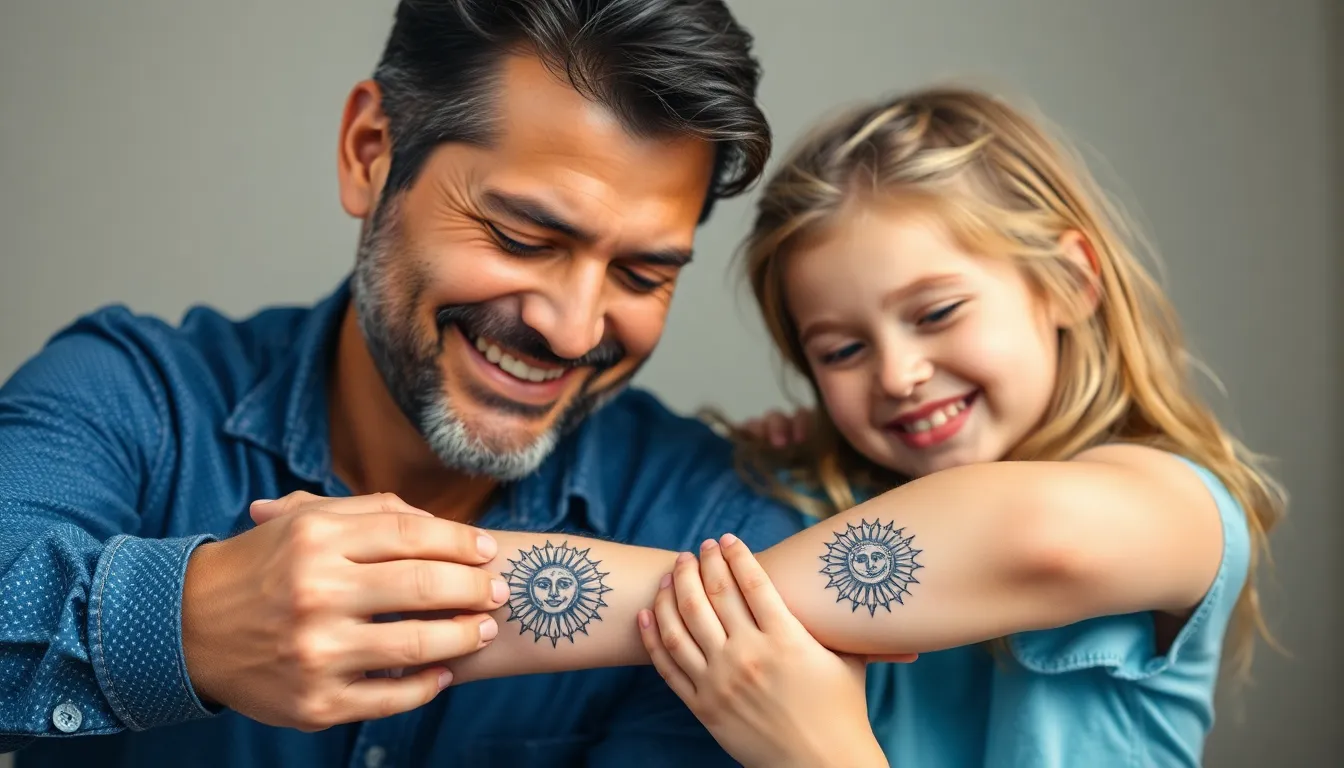 50+ Meaningful Daughter Tattoo Ideas for Dad: Sweet & Touching Designs 8 50+ Meaningful Daughter Tattoo Ideas for Dad: Sweet & Touching Designs 7
