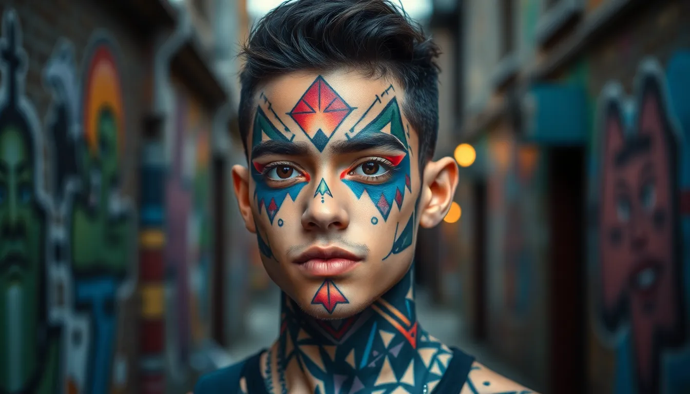 50+ Bold Face Tattoo Ideas That Actually Look Amazing in 2025 8 50+ Bold Face Tattoo Ideas That Actually Look Amazing in 2025 7