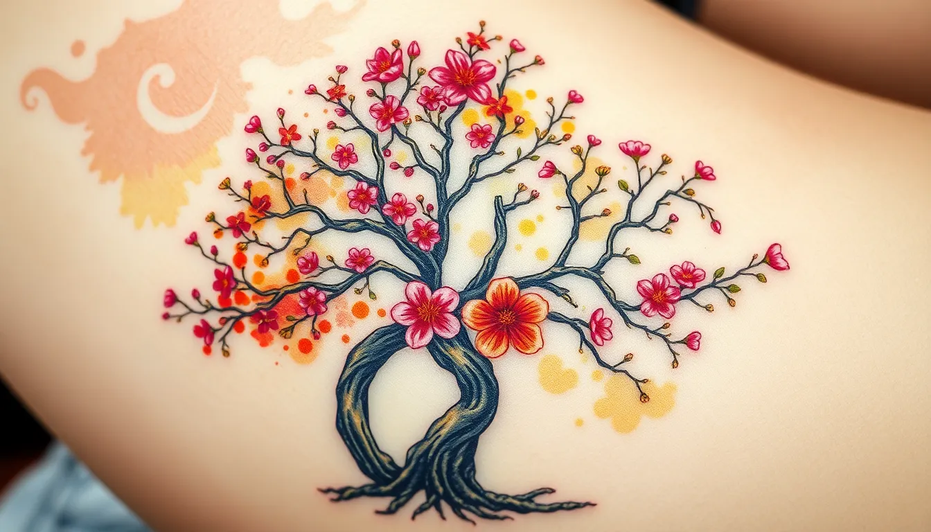 50+ Stunning Family Tree Tattoo Ideas That Honor Your Loved Ones Forever 8 50+ Stunning Family Tree Tattoo Ideas That Honor Your Loved Ones Forever 7