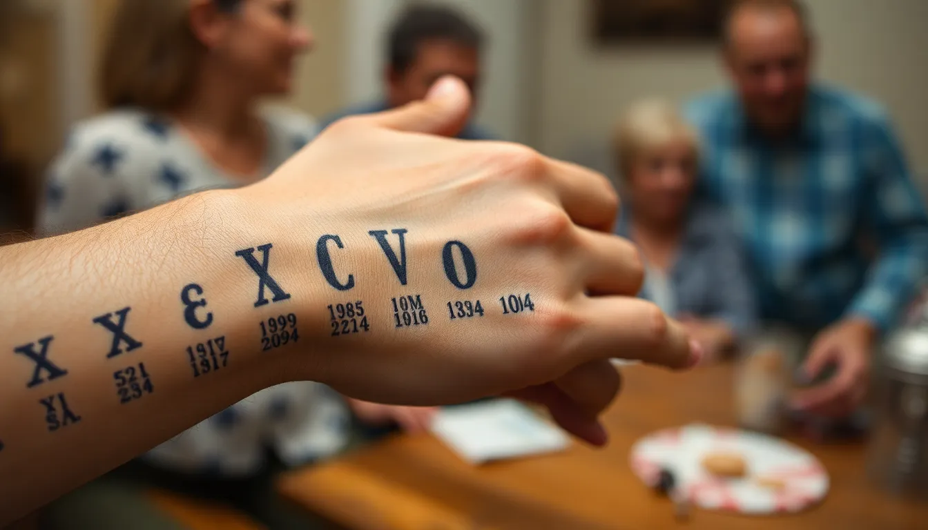 50+ Creative Ideas for Roman Numeral Tattoos: Dates, Coordinates & Meaningful Numbers 8 50+ Creative Ideas for Roman Numeral Tattoos: Dates, Coordinates & Meaningful Numbers 7