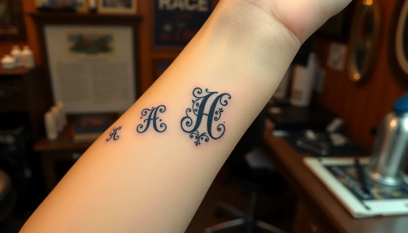 50+ Initial Tattoo Ideas for Your First Ink (Simple & Meaningful Designs) 7