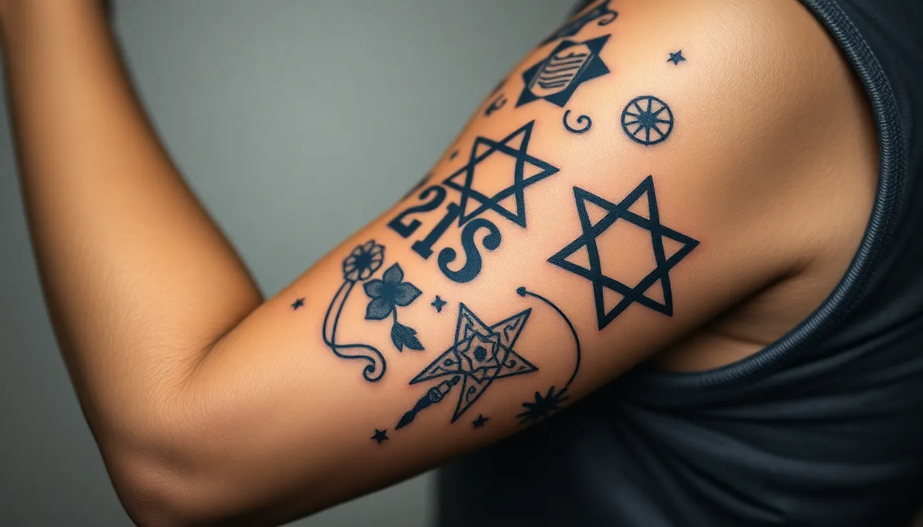50+ Meaningful Jewish Tattoo Ideas: Hebrew Symbols, Biblical Art & Sacred Designs 8 50+ Meaningful Jewish Tattoo Ideas: Hebrew Symbols, Biblical Art & Sacred Designs 7