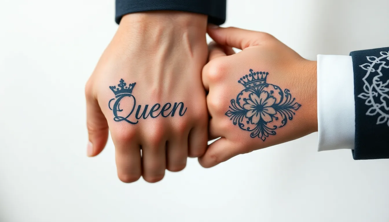 50+ Stunning King and Queen Tattoo Ideas for Couples in 2025 8 50+ Stunning King and Queen Tattoo Ideas for Couples in 2025 7