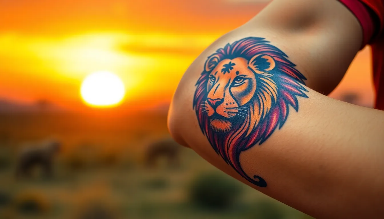 50 Stunning Lion King Tattoo Ideas That'll Make You Feel Like Royalty 8 50 Stunning Lion King Tattoo Ideas That'll Make You Feel Like Royalty 7