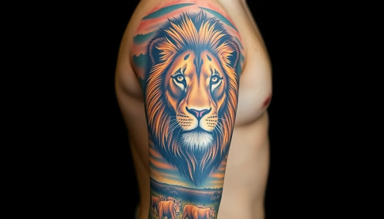 50+ Stunning Lion Tattoo Ideas That'll Make You Roar With Confidence 8 50+ Stunning Lion Tattoo Ideas That'll Make You Roar With Confidence 7
