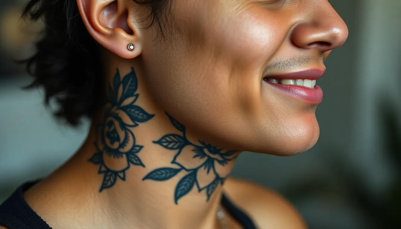 50+ Bold Neck Tattoo Ideas That Will Transform Your Look in 2025 8 50+ Bold Neck Tattoo Ideas That Will Transform Your Look in 2025 7