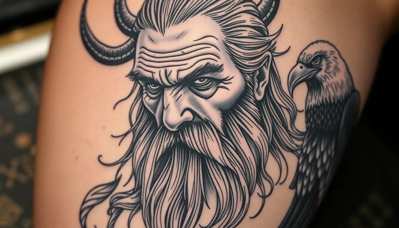 50+ Epic Odin Tattoo Ideas: Norse Mythology Designs That Command Respect 8 50+ Epic Odin Tattoo Ideas: Norse Mythology Designs That Command Respect 7