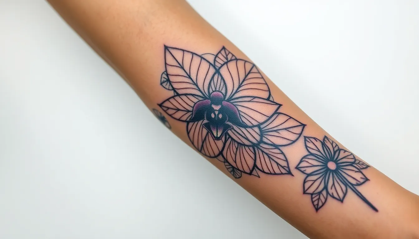 50+ Stunning Orchid Tattoo Ideas: From Delicate Designs to Bold Statement Pieces 8 50+ Stunning Orchid Tattoo Ideas: From Delicate Designs to Bold Statement Pieces 7