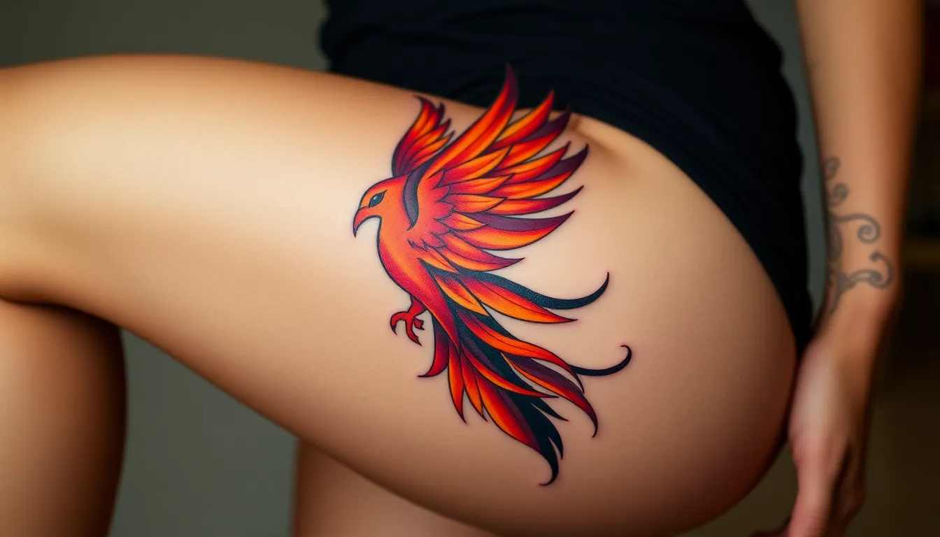 50+ Stunning Phoenix Tattoo Ideas for Women: Designs That Symbolize Rebirth & Strength 8 50+ Stunning Phoenix Tattoo Ideas for Women: Designs That Symbolize Rebirth & Strength 7