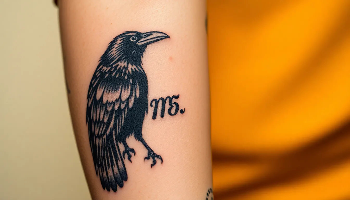 50+ Stunning Raven Tattoo Ideas: Designs, Meanings & Placement Guide for 2025 8 50+ Stunning Raven Tattoo Ideas: Designs, Meanings & Placement Guide for 2025 7