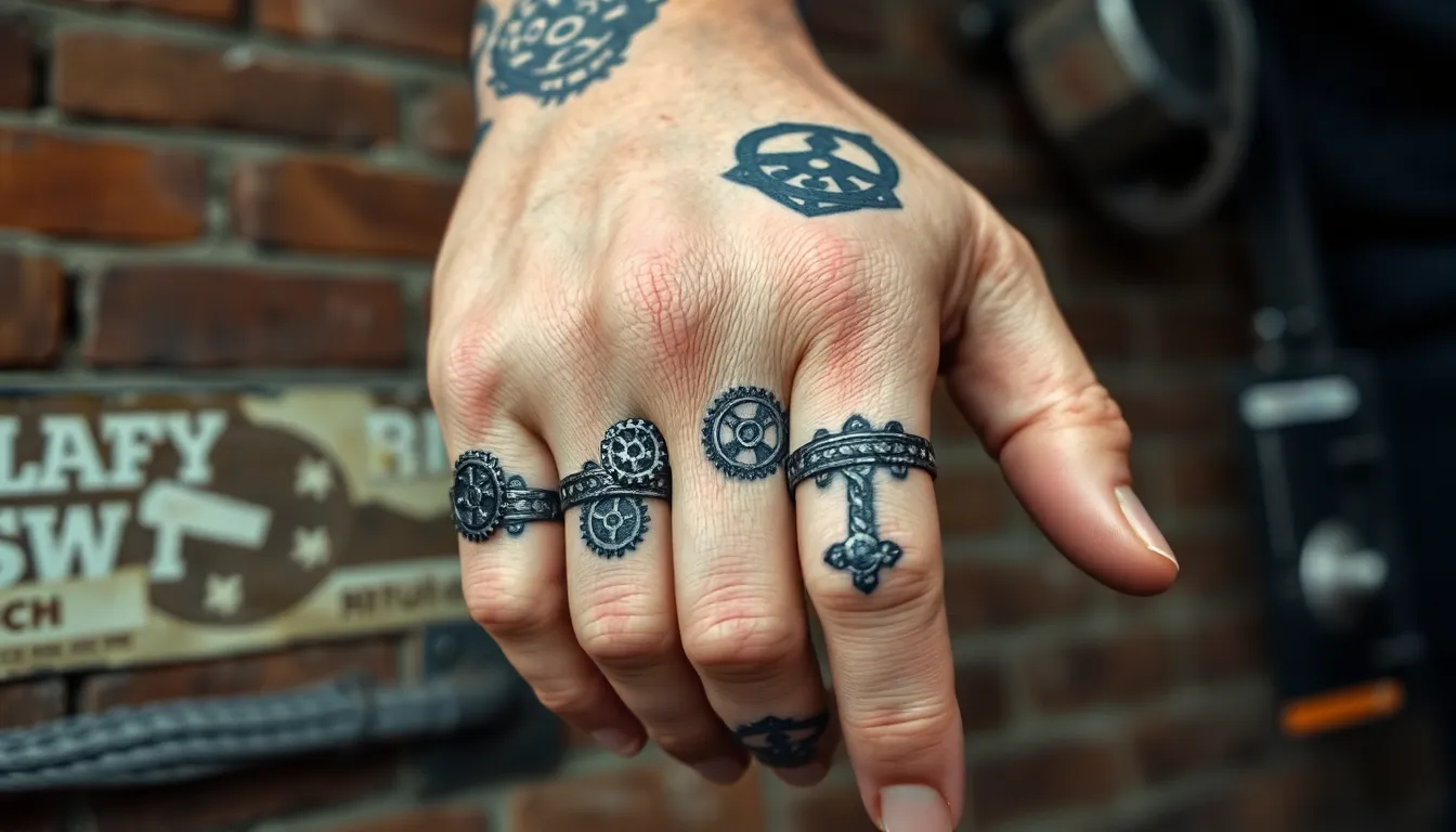 50+ Ring Tattoo Ideas for Men: Bold Designs That Replace Wedding Bands 8 50+ Ring Tattoo Ideas for Men: Bold Designs That Replace Wedding Bands 7