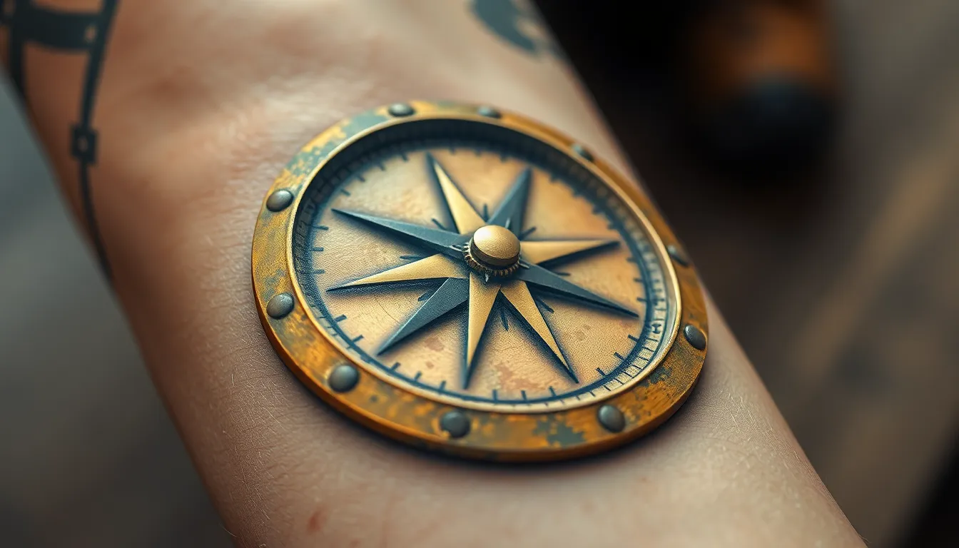 50+ Stunning Tattoo Compass Ideas: From Minimalist to 3D Designs (2025 Guide) 8 50+ Stunning Tattoo Compass Ideas: From Minimalist to 3D Designs (2025 Guide) 7