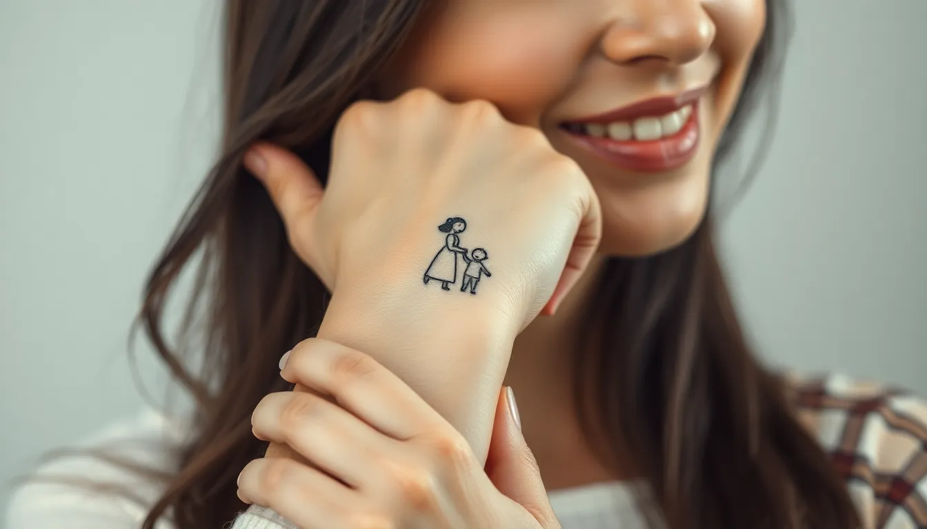 50+ Meaningful Tattoo Ideas for Moms: From Birth Dates to Matching Designs 8 50+ Meaningful Tattoo Ideas for Moms: From Birth Dates to Matching Designs 7