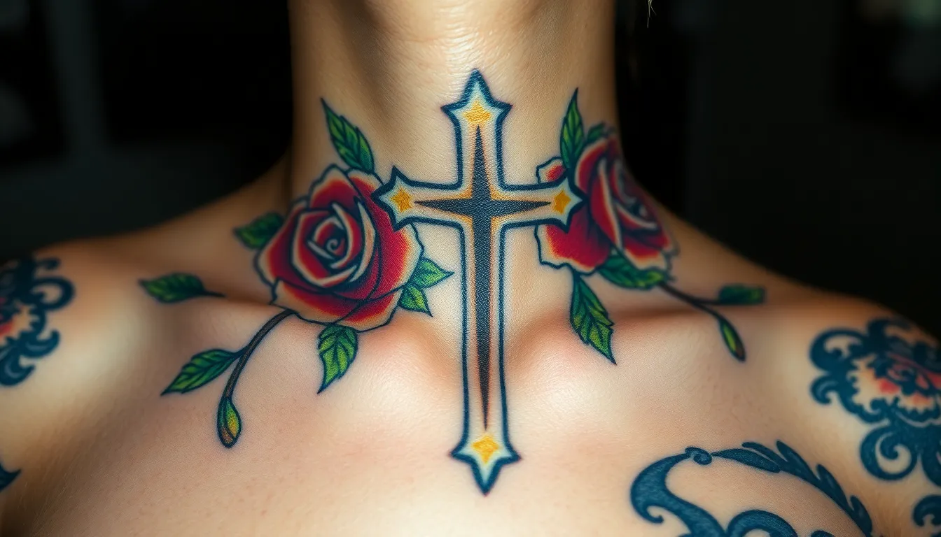 50+ Powerful Cross Tattoo Ideas for Men: Traditional to Modern Designs 10 50+ Powerful Cross Tattoo Ideas for Men: Traditional to Modern Designs 9
