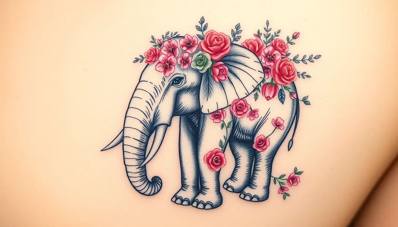 50+ Stunning Elephant Tattoo Ideas for Women: Mandala, Floral & Minimalist Designs 10 50+ Stunning Elephant Tattoo Ideas for Women: Mandala, Floral & Minimalist Designs 9
