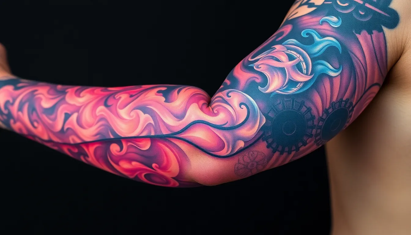 50+ Creative Fill In Ideas for Tattoo Sleeve Designs That Actually Work 10 50+ Creative Fill In Ideas for Tattoo Sleeve Designs That Actually Work 9