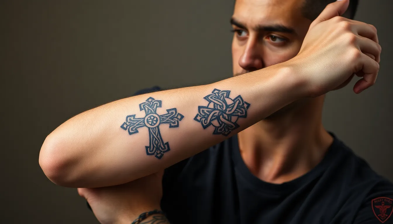 50+ Bold Forearm Tattoo Ideas for Men: From Minimalist to Traditional Designs 10 50+ Bold Forearm Tattoo Ideas for Men: From Minimalist to Traditional Designs 9